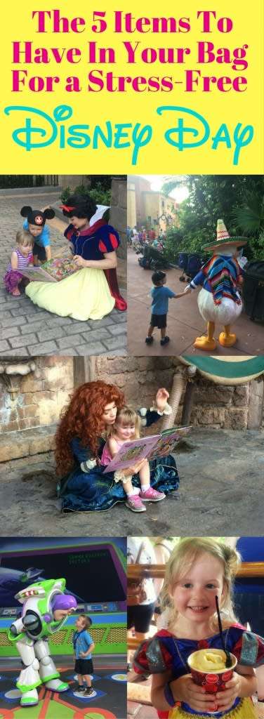 There are five items that you should have on your packing list for a stress-free Disney Day with kids! They are my Disney essentials, and will help your stay at Walt Disney World stay magical.