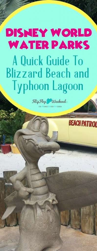 The Disney World Water Parks, Typhoon Lagoon and Blizzard Beach, are refreshing and fun spots to visit during the high heat times of summer. This post compares and contrasts these two water parks to help determine which one is right for you!.