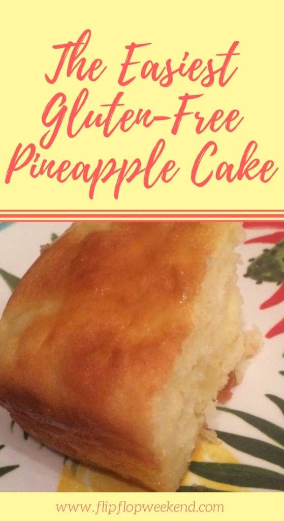 This gluten-free pineapple cake recipe is so easy to make, using a gluten-free cake mix as the base!