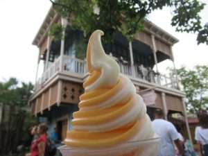 The weather at Disney World changes frequently. On hot days, the Citrus Swirl from Sunshine Tree Terrace can be very refreshing.