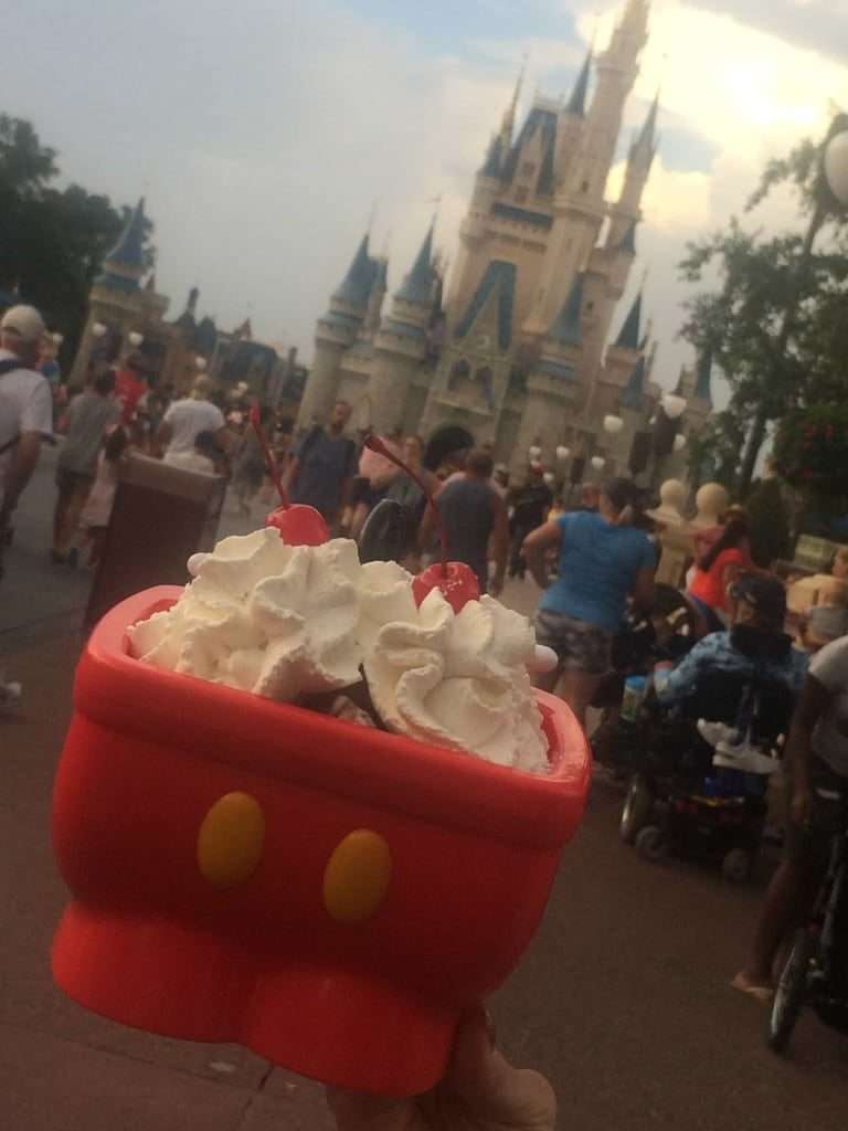 A kitchen sink full of Edy's ice cream is a great way to beat the heat at Walt Disney World