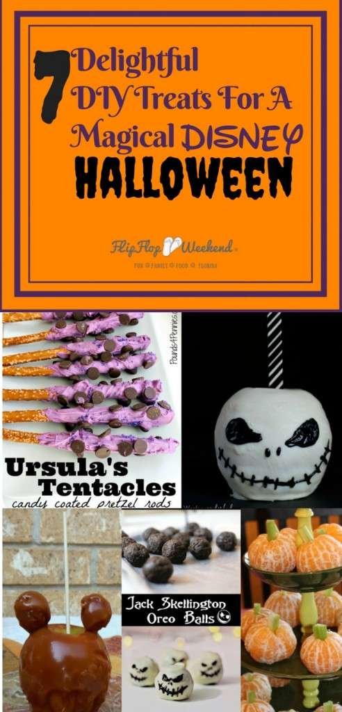 Host a magical Disney Halloween Party with these super simple, DIY Halloween Treats your family will love!