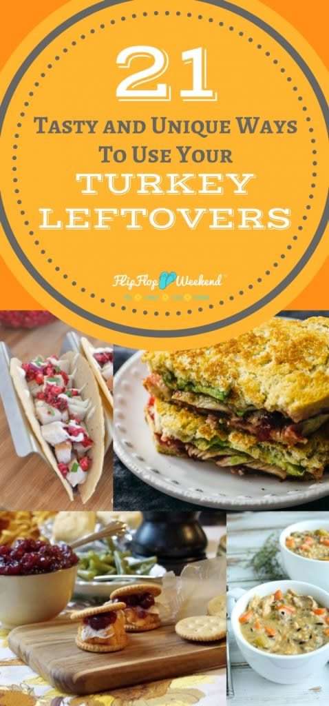 Who said leftovers had to be boring? This post has 21 delicious leftover turkey ideas to keep your family full and satisfied long after the Thanksgiving feast!