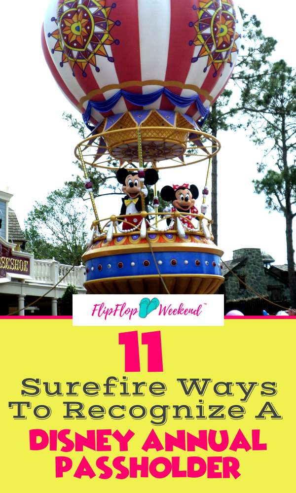 The day you purchase your Disney passes, you may pick up some habits that are classic " Disney Passholder" symptoms. This post lists the top surefire ways to identify Disney Annual Passholders.