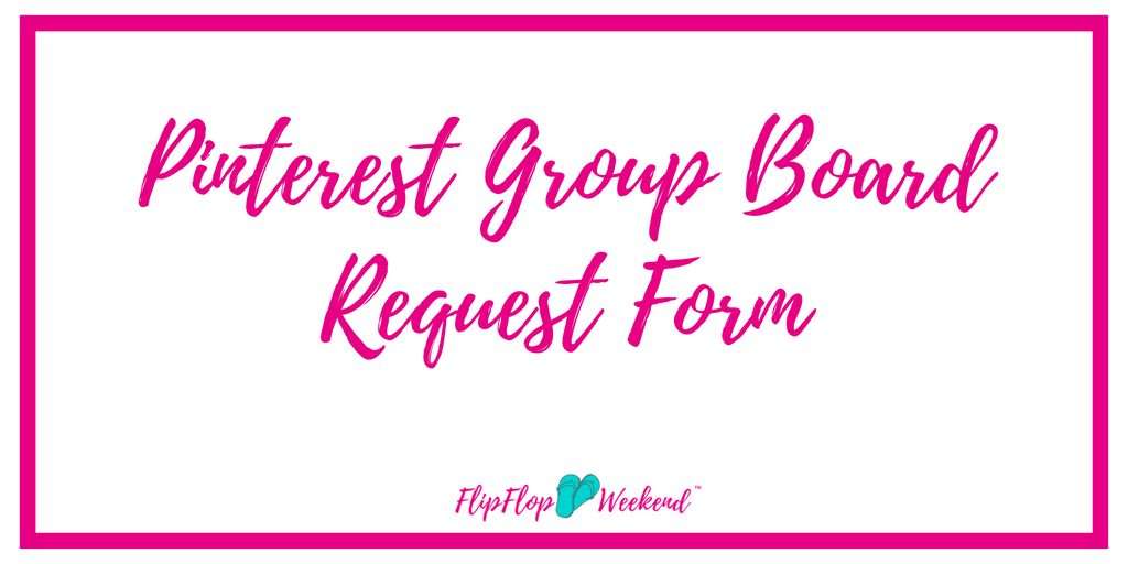 Pinterest group boards are essential to growing a blog. Beginning bloggers should learn Pinterest and use it to drive traffic to their site. This form will help you request to join my Pinterest group boards to help you grow your traffic.