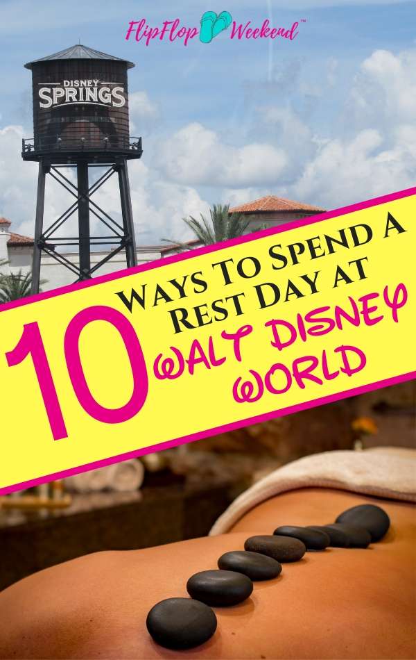 A family vacation to Walt Disney World can be exhausting. Make sure you plan a day to rest and relax in between visiting the theme parks. Check out this list of things to do outside of the Walt Disney World theme parks to help you have fun on your rest day at Walt Disney World.