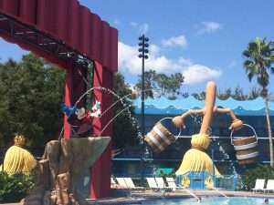 The Fantasia Pool at Walt Disney World's All-Star Movies Resort