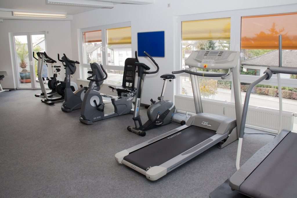 A lot of hotels and hostels have their own gyms where you can do some quick routine that doesn’t require a lot of time but will do wonders for keeping your shape.