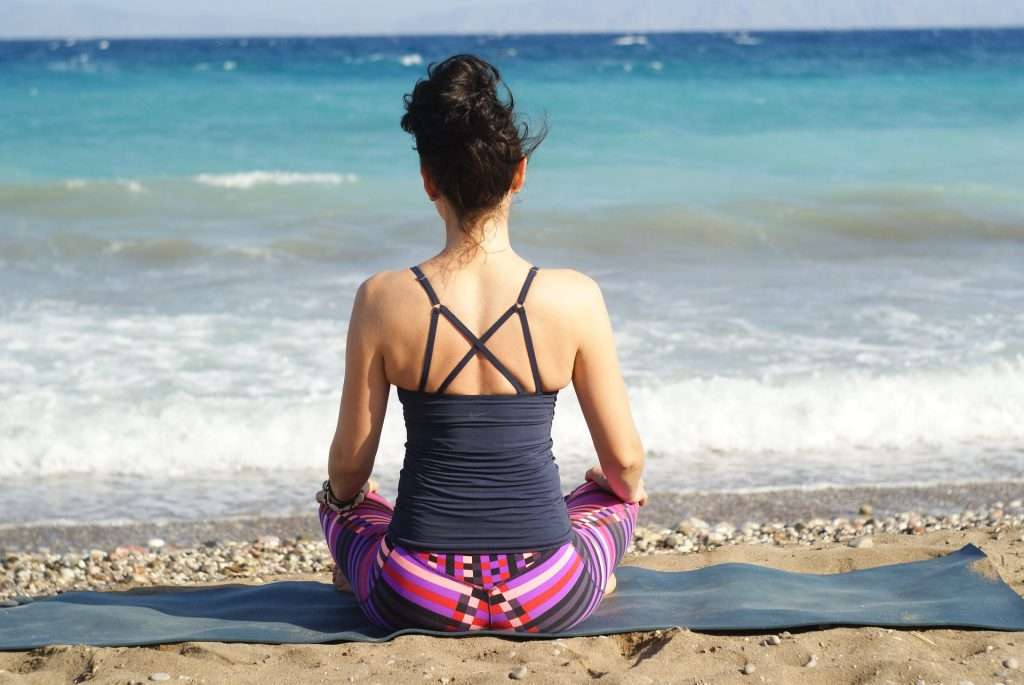 Yoga while on vacation