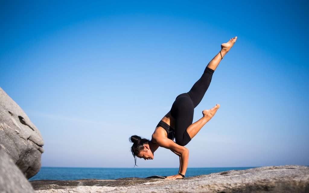 Yoga while on vacation