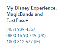 If you run into trouble with your Disney World MagicBand, you can also contact Disney by phone for assistance.