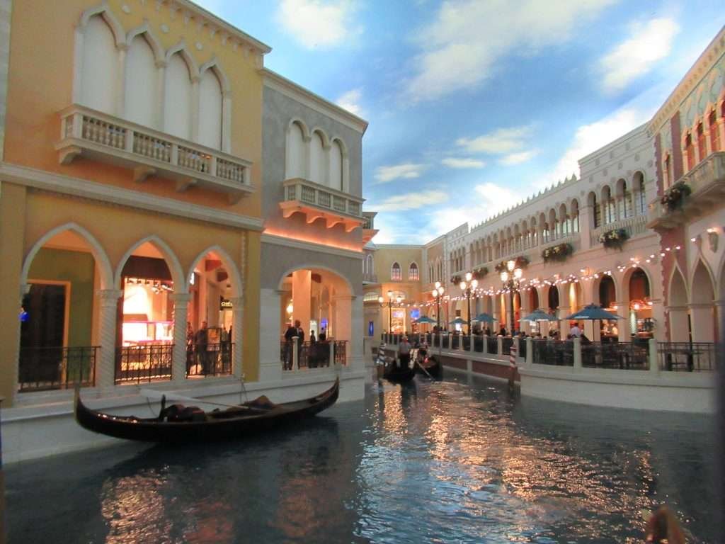 Be transported to St. Mark's Square inside the Venetian Hotel and Casino in Las Vegas, Nevada.