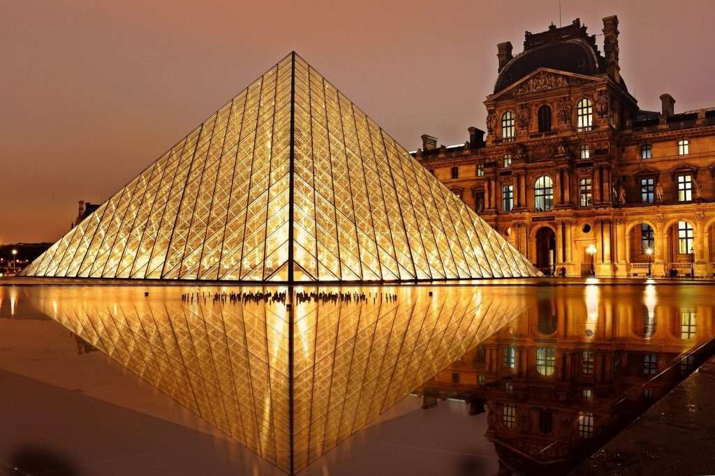 The Louvre At The Golden Hour