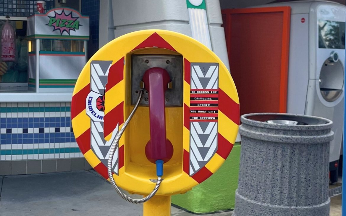 Payphone at Marvel Super Heros Island at Universal Studios Orlando